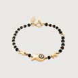 Evil Eye Splash Gold Bracelet,,hi-res view 3