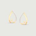 Flirty Swirl Diamond Hoop Earrings,,hi-res view 3