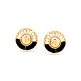 14KT Yellow Gold Radiant Stud Earrings,,hi-res view 1