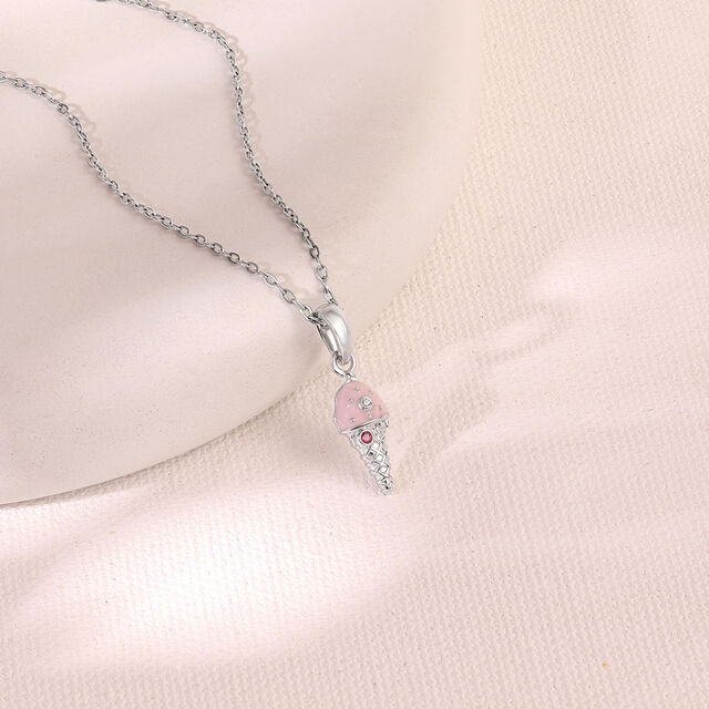 Playful Scoop Silver Pendant,,hi-res image number null