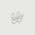Chic Orbit Silver Toe Ring,,hi-res view 4