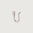 Lovely Bloom Silver Nose Pin,,hi-res view 5
