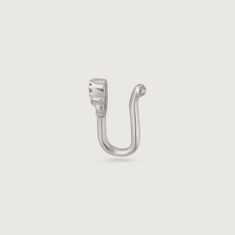 Lovely Bloom Silver Nose Pin