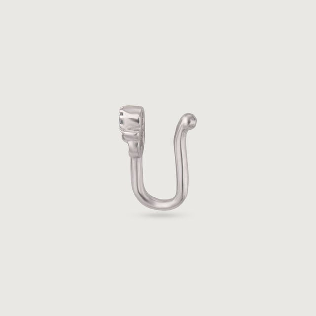 Lovely Bloom Silver Nose Pin,,hi-res image number null