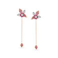 14kt Rose Gold Springs Favorite Diamond Drop Earrings,,hi-res view 1