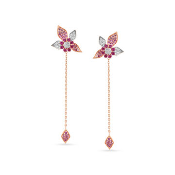 14KT Rose Gold Springs Favorite Element Now On Your Earrings
