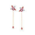 14KT Rose Gold Springs Favorite Diamond Drop Earrings,,hi-res view 1