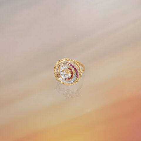 Radiant Spiral Diamond Ring
