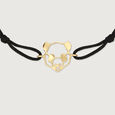 Cool Calm Panda Gold Bracelet,,hi-res view 4
