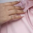 Rosette Rhythm Diamond Ring,,hi-res view 2