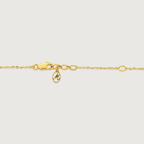 Fluid Orbit Gold Necklace