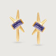 Twinkling Tranquillity Lolite 14KT Stud Earrings,,hi-res view 3