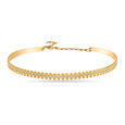 18 KT Yellow Gold Floral Choker Neckwear,,hi-res view 1