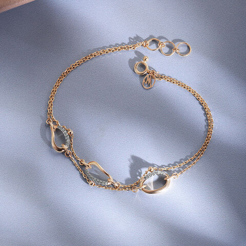 Whimsical Glimmer Diamond Bracelet