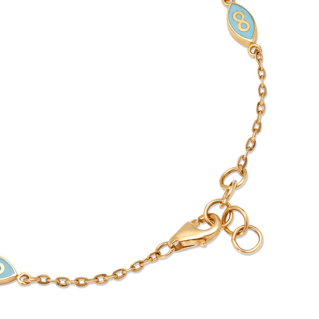 18KT Yellow Gold Charm Of Renewal Bracelet,,hi-res view 6