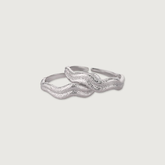 Tidal Glint Silver Toe Ring,,hi-res image number null
