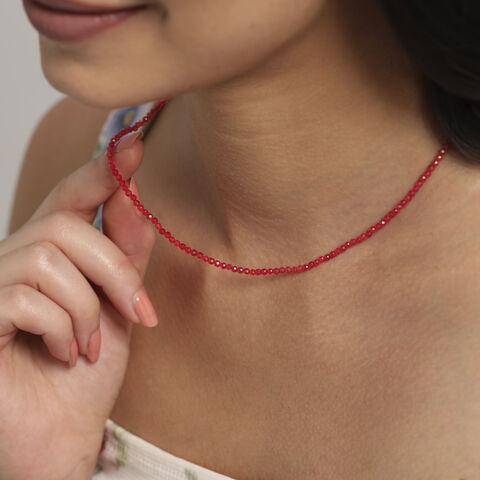 Scarlet Stream Gemstone Chain