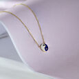 Yin Yang Evil Eye Gold Pendant with Chain,,hi-res view 1