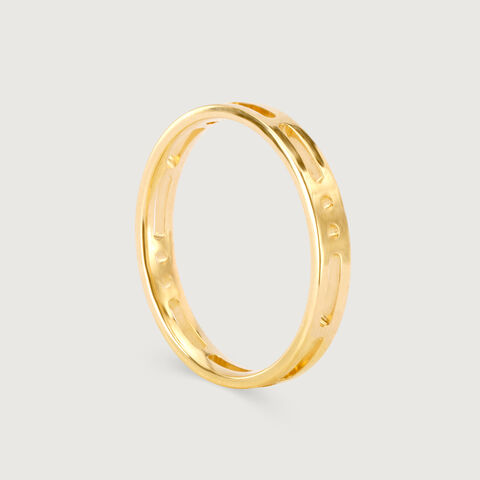 You & Me Forever Band 18KT Gold Couple Ring -Single Piece