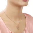 14 KT Yellow And White Gold Elephant Diamond Pendant,,hi-res view 3