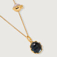 Cute Charm 14KT Chain with Medium Pink Tourmaline Pendant,,hi-res view 4
