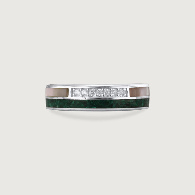 Mother of Pearl Luxe Silver Ring,,hi-res image number null