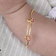 Flutter Ladybugs Gold Bangle,,hi-res view 2