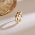 Textured Confluence Gold Ring,,hi-res view 1