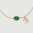 14KT Taurus Birthstone Yellow Gold Bracelet,,hi-res view 4