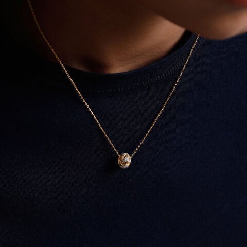 Bold Chevron Diamond Pendant