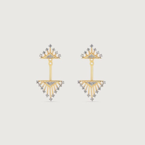 Radiant Balance Diamond Drop Earrings