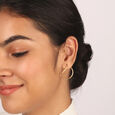 Enchanted Moonbeam Arc Hoop 14KT Earring,,hi-res view 1