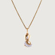 Jai Ganesh Gold and Diamond Pendant,,hi-res view 3