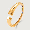 Contemporary Chic 18KT Gold Bangle,,hi-res view 3