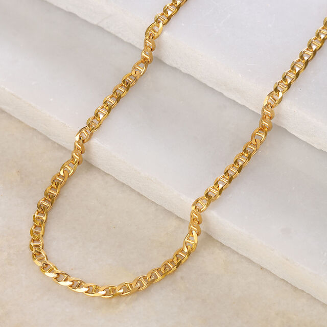 Cascade Link 22 Kt Gold Chain,,hi-res image number null
