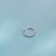 Edgy Charm Silver Septum Ring,,hi-res view 1