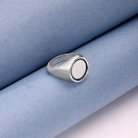 Pebble Texture Silver Ring