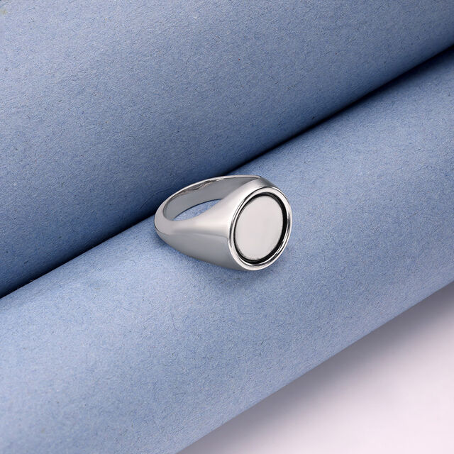 Pebble Texture Silver Ring,,hi-res image number null