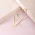 Graceful Twist Diamond Bangle,,hi-res view 1