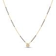 14KT Yellow Gold Drop Pendant with Diamond Mangalsutra,,hi-res view 1