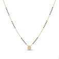 14KT Yellow Gold Drop Pendant with Diamond Mangalsutra,,hi-res view 1