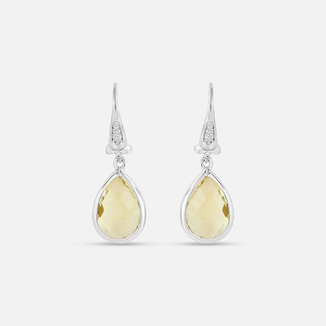 Graceful Silver Hoop Earrings,,hi-res image number null