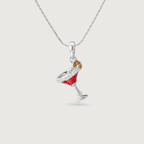 Zesty Cheers Silver Pendant