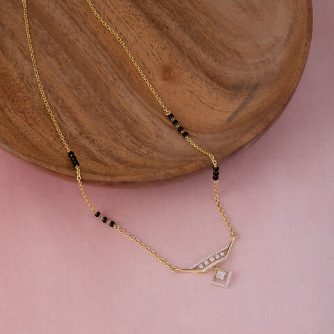 Celestial Prism Gold and Diamond Mangalsutra