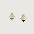 Bee Bold Diamond Stud Earrings,,hi-res view 3