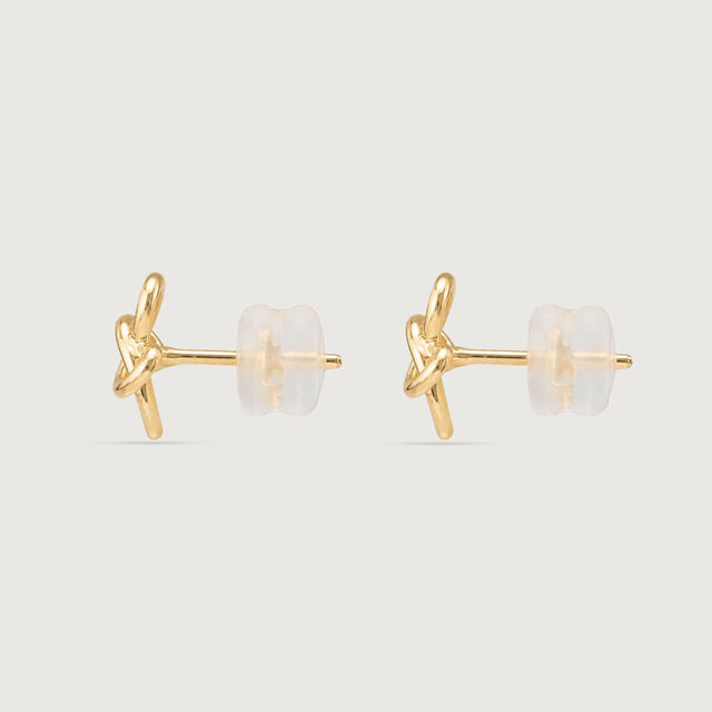 Infinite Flow Gold Stud Earrings,,hi-res image number null