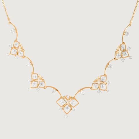 Lippan Luster Gold & Diamond Necklace