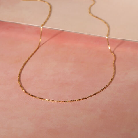 Sleek 14KT Yellow Gold Chain