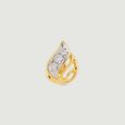 Radiant Sculptural Diamond Nose Pin,,hi-res view 3