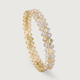 Magnetic Lippan Gold & Diamond Bangle,,hi-res view 2